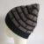 Black Grey Grid Beanie