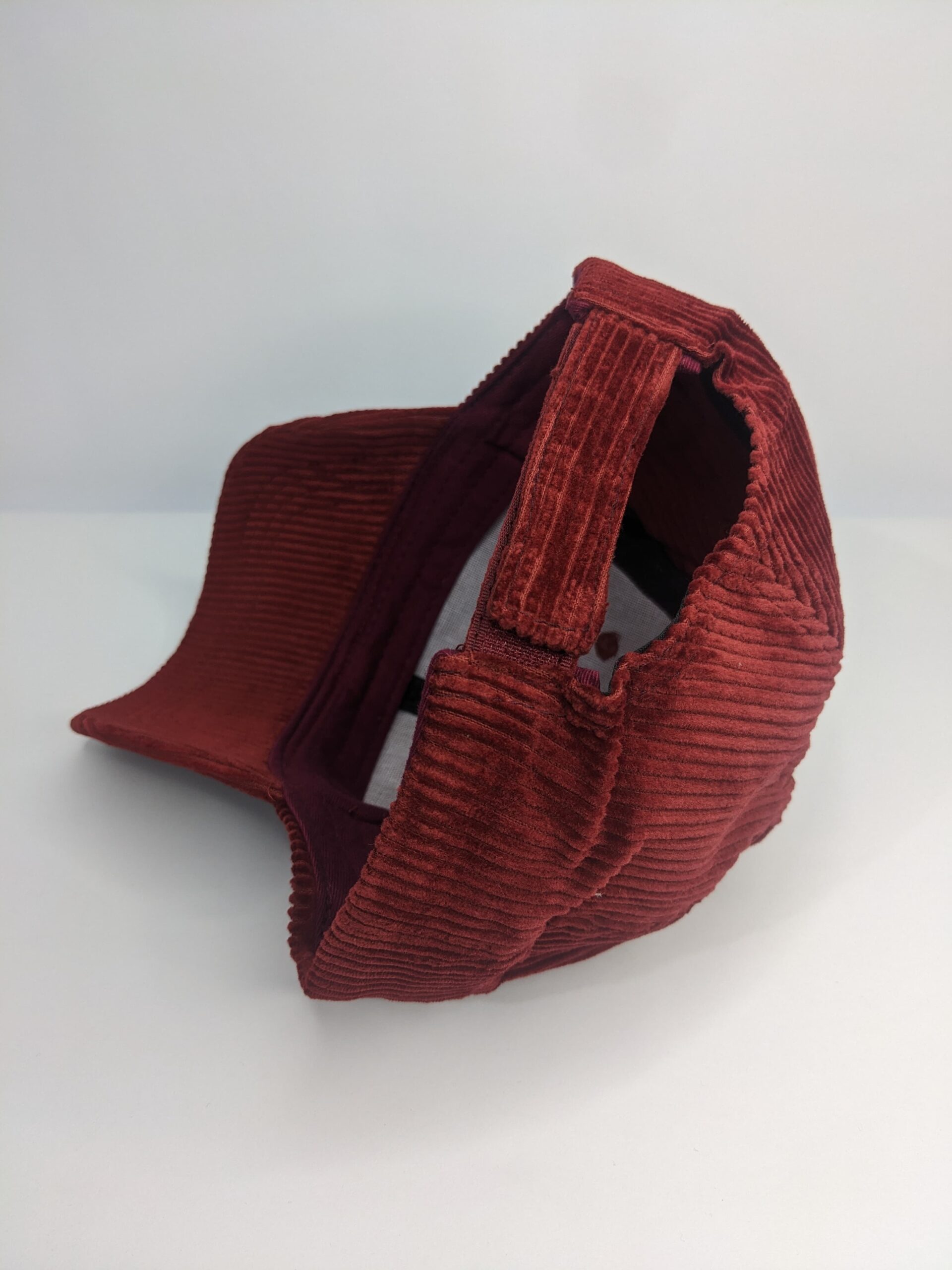 Baseball Cap - Corduroy Burgundy - Image 5